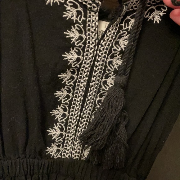 Black romper with white details - Picture 2 of 2